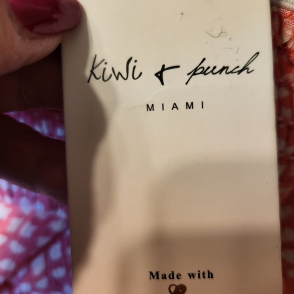 NWT Kiwi & Punch Med Flamingo Pink Palazzo pants - Picture 3 of 11